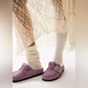Free People After Riding Mules Lavender Purple NWOT Women’s Size 9.5