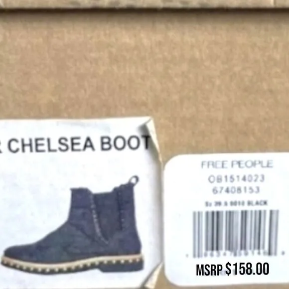 FREE PEOPLE ATLAS PUFFER CHELSEA WINTER ANKLE BOOTS NEW IN BOX SIZE 9