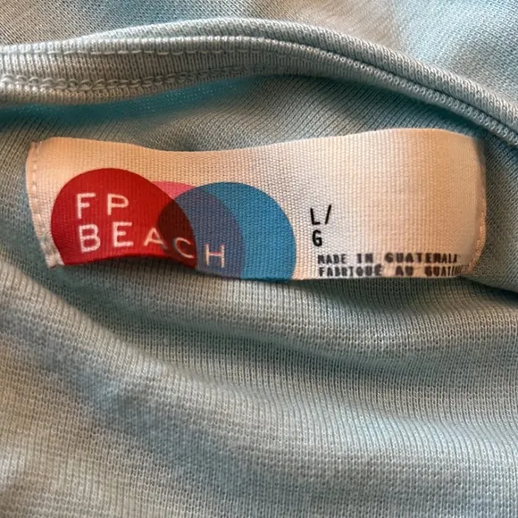Free People Beach Cora Mini Dress - Splash Blue NWOT Small or Large