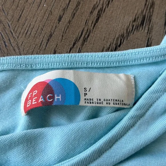 Free People Beach Cora Mini Dress - Splash Blue NWOT Small or Large