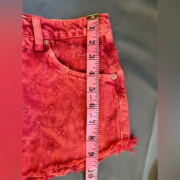 Free People Mixed Emotions Hi Lo Shorts 25 NWOT