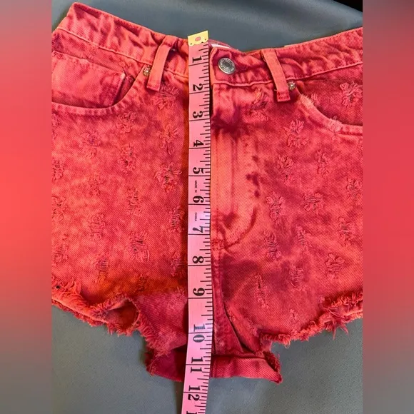 Free People Mixed Emotions Hi Lo Shorts 25 NWOT