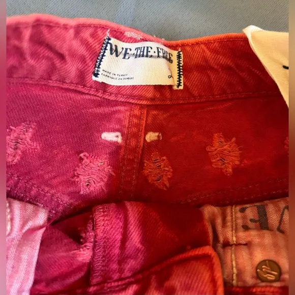 Free People Mixed Emotions Hi Lo Shorts 25 NWOT