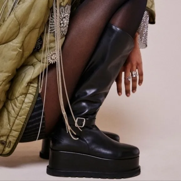 Free People Not For Riding Platform Boots