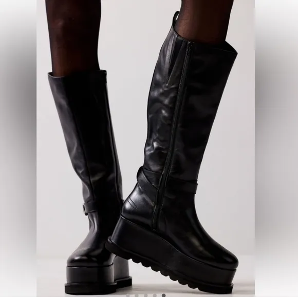 Free People Not For Riding Platform Boots