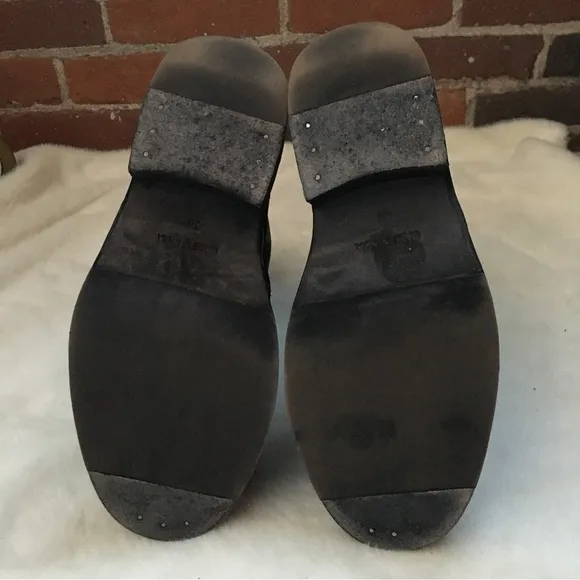 FREE PEOPLE SANTA FE LEATHER LACE-UP COMBAT BOOTS