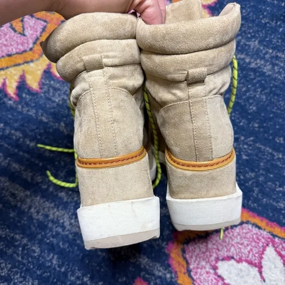 Free People Vegan Road Trip Platform Boot sz 6