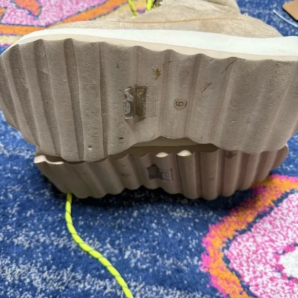 Free People Vegan Road Trip Platform Boot sz 6