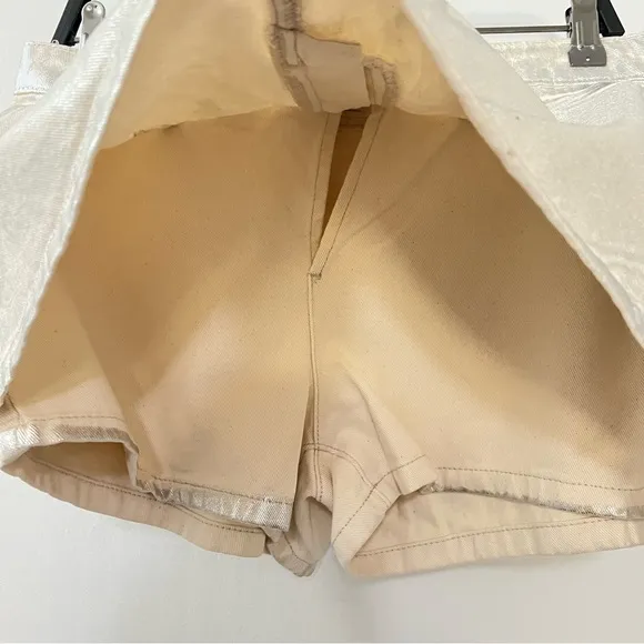 Free People We The Free Gallivanting Metallic Peekaboo Skort Size 29