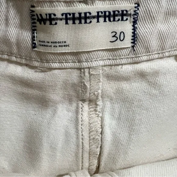 Free People We The Free Gallivanting Metallic Peekaboo Skort Size 30