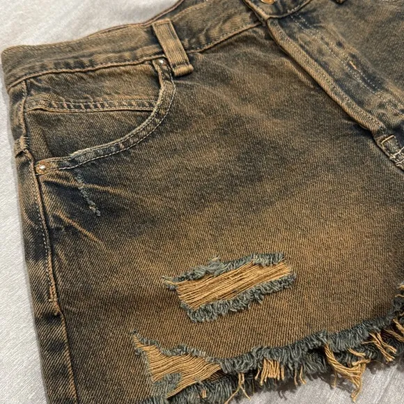 Free People We The Free Now or Never Denim Shorts