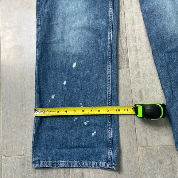 Free People We The Free Palmer Mid-Rise Cuffed Relaxed Fit Jeans Blue Size 25