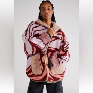 Free People Winter Chill Reversible Jacket NEW