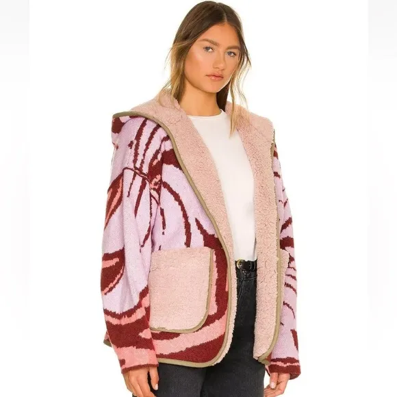 Free People Winter Chill Reversible Jacket NEW
