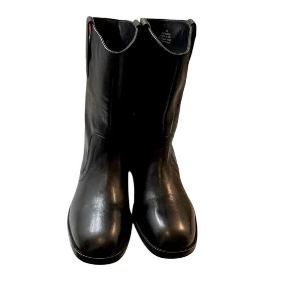 Free People Womens Size 40 / 9.5 Easton Equestrian Ankle Boots Black Leather NEW