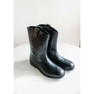 Free People Womens Size 40 / 9.5 Easton Equestrian Ankle Boots Black Leather NEW