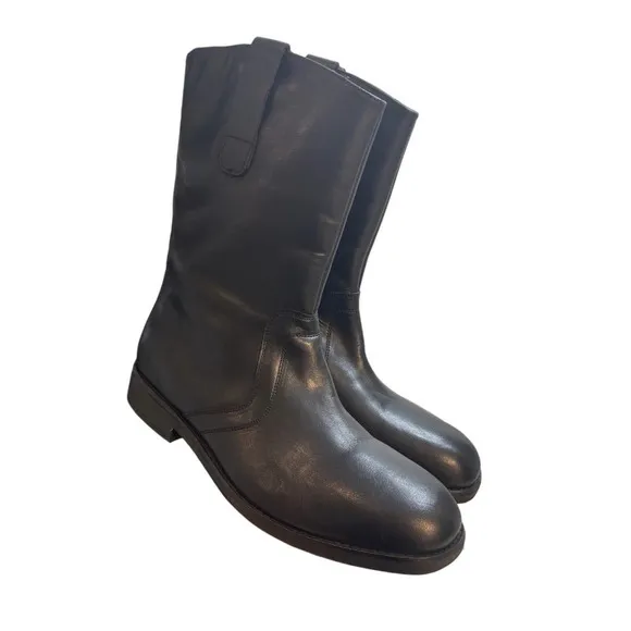 Free People Womens Size 40 / 9.5 Easton Equestrian Ankle Boots Black Leather NEW