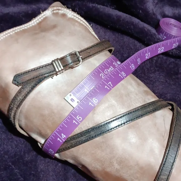 Freebird by Steven Cream and Brown Heeled Boots with Rustic Straps
