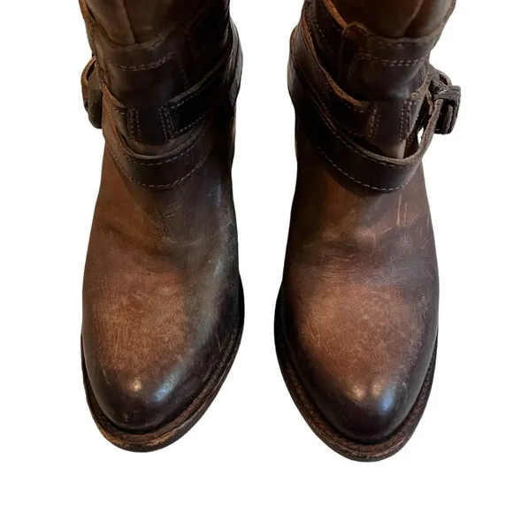 FREEBIRD by Steven Pikes Wrap Strap Boots, Sz 6