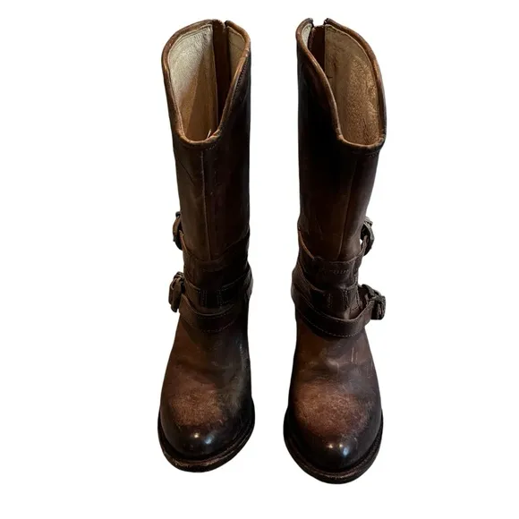 FREEBIRD by Steven Pikes Wrap Strap Boots, Sz 6