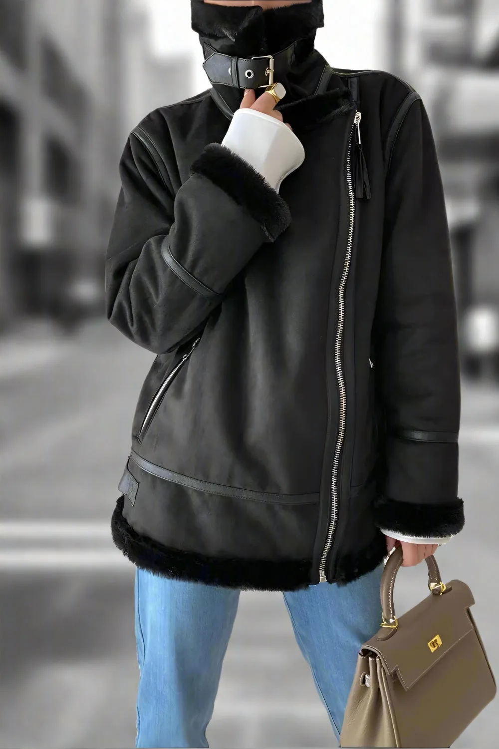 Frostbound Luxe Fur Jacket