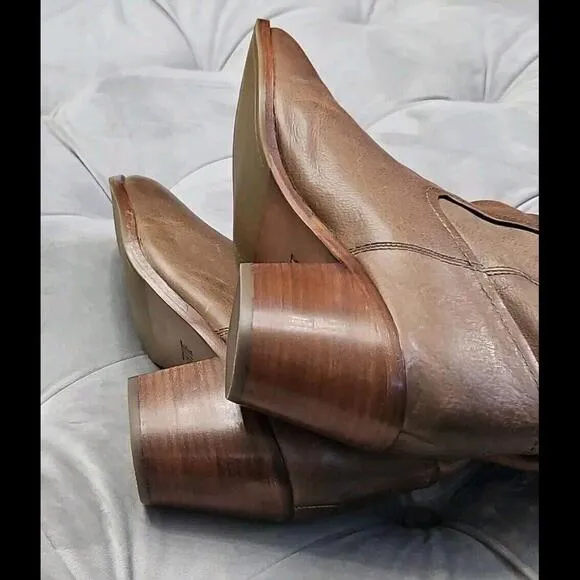 Frye 3470486 Jolene Brown Leather Knee High Riding Boots Womens Shoes 8.5 M $378