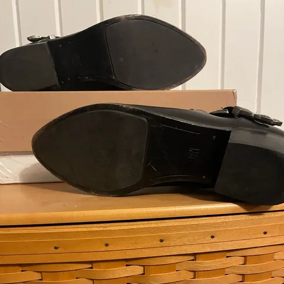 Frye black Leather Boots Size 8.5
