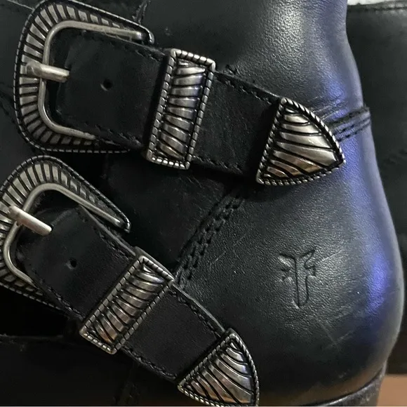 Frye black Leather Boots Size 8.5