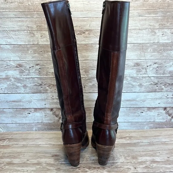 Frye Brown Heeled Boots 8.5 B