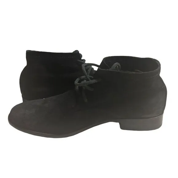 Frye Carly Chukka Black Leather Boots 3477112 Women's Size 7 B Rubbing on Toes