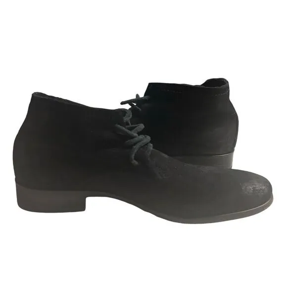 Frye Carly Chukka Black Leather Boots 3477112 Women's Size 7 B Rubbing on Toes