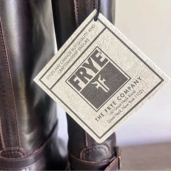 Frye Dorado Dark Brown Women's Riding Boot Size 7 SKU#C24300