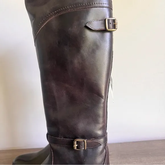 Frye Dorado Dark Brown Women's Riding Boot Size 7 SKU#C24300