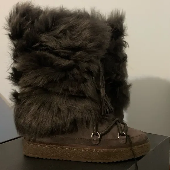Frye Gail Shearling Tall Winter Boots