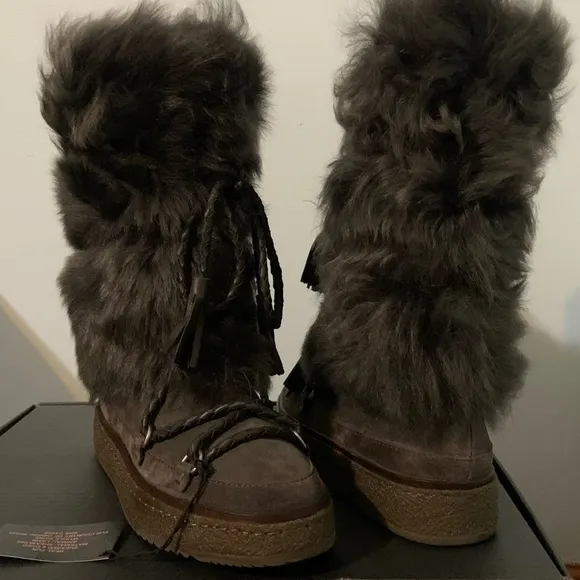 Frye Gail Shearling Tall Winter Boots