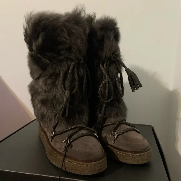 Frye Gail Shearling Tall Winter Boots
