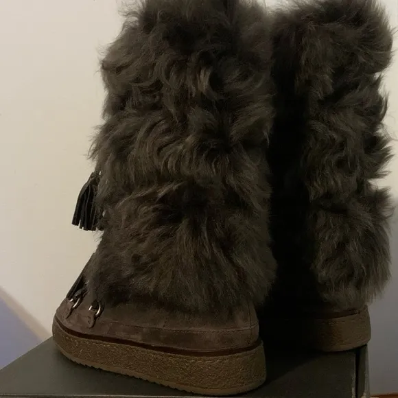 Frye Gail Shearling Tall Winter Boots