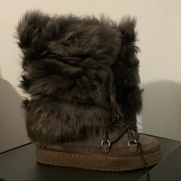 Frye Gail Shearling Tall Winter Boots