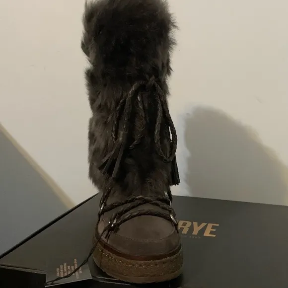 Frye Gail Shearling Tall Winter Boots