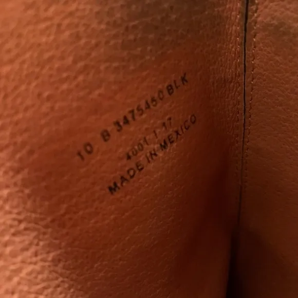 Frye leather black boots