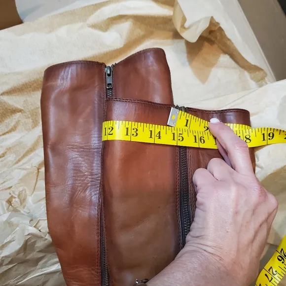 Frye Melissa Belted Tall Leather Boots