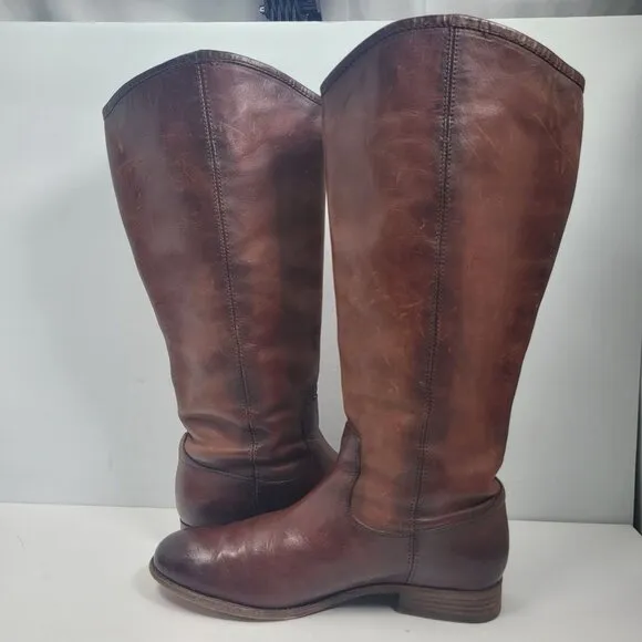 Frye Melissa Button 2 Women's Brown Boots 3475449 US Size 10B