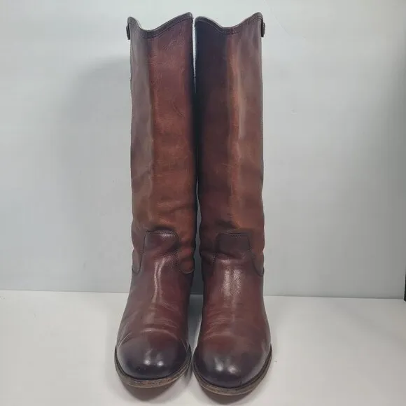 Frye Melissa Button 2 Women's Brown Boots 3475449 US Size 10B
