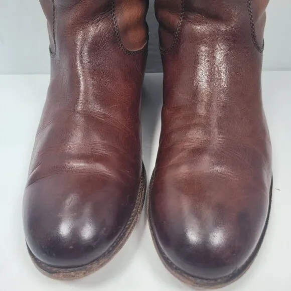 Frye Melissa Button 2 Women's Brown Boots 3475449 US Size 10B