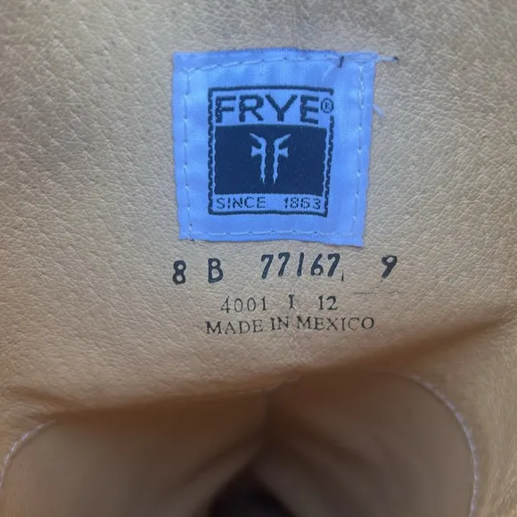 Frye Melissa Button Equestrian-Inspired Tall Boots size 8 B