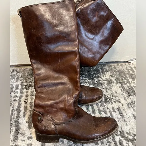 Frye melissa leather boots