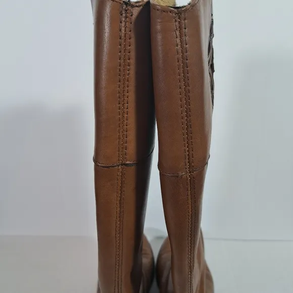 Frye Melissa Logo D Ring Riding Boots SZ 6B