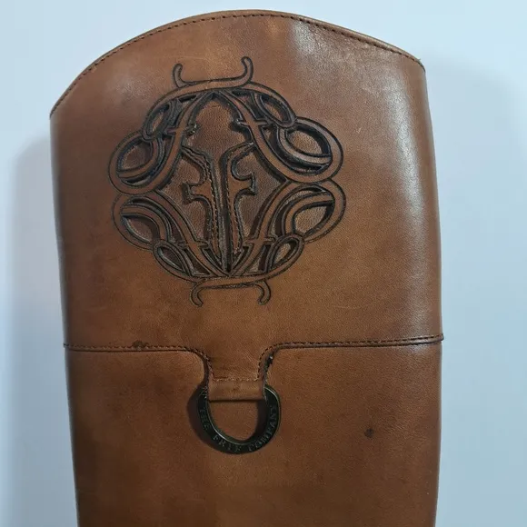 Frye Melissa Logo D Ring Riding Boots SZ 6B
