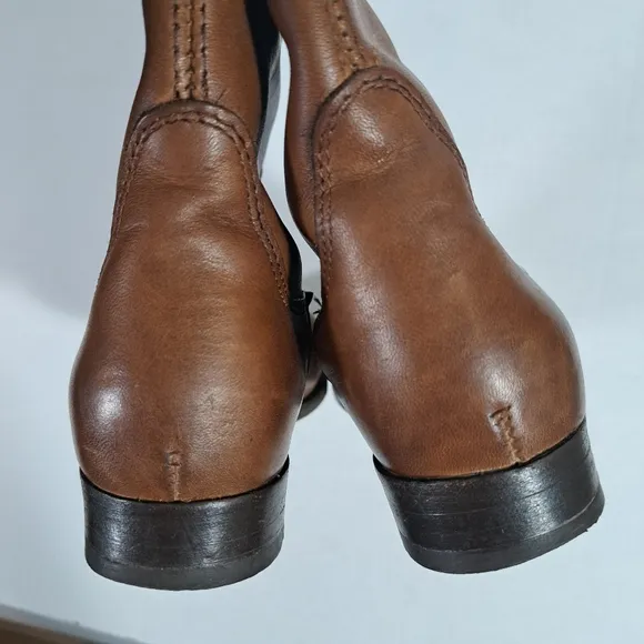 Frye Melissa Logo D Ring Riding Boots SZ 6B