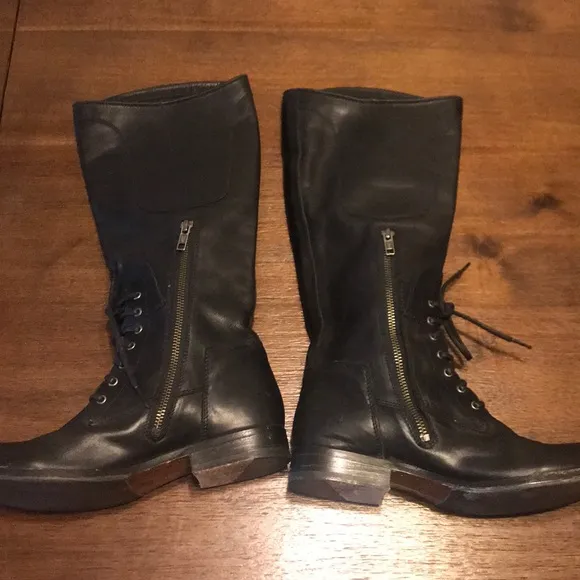 Frye Melissa Riding equestrian Tall lace up Boots